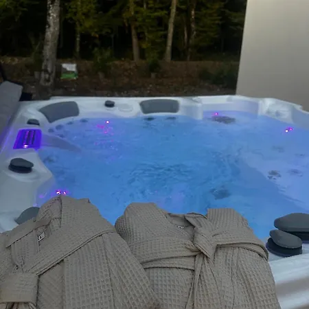 L'eden 5 Sauna Jacuzzi 10 Pers Etang Du Stock Langatte